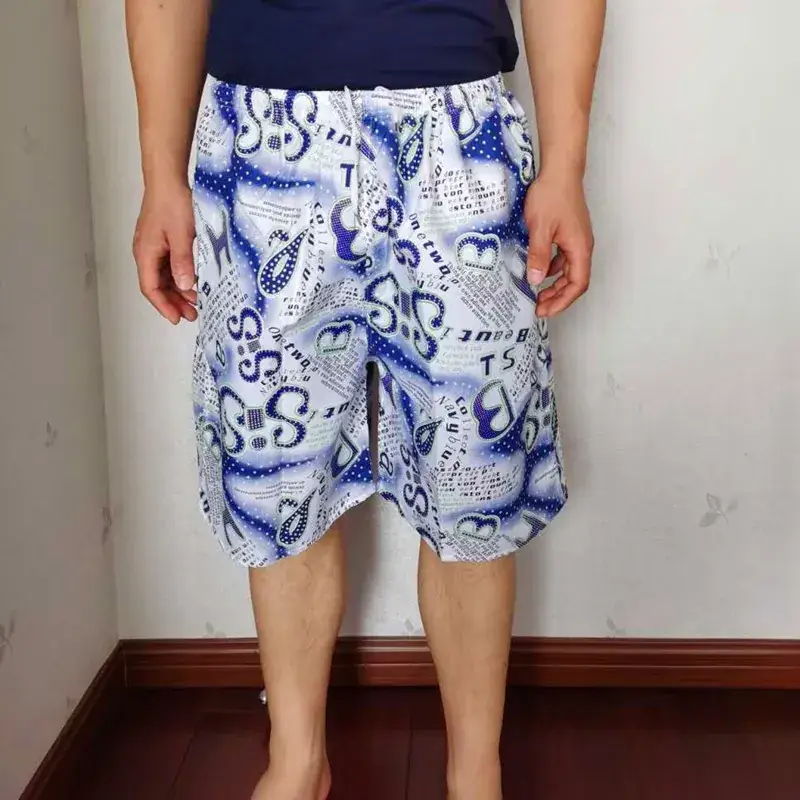 Men's 2025 Printed Beach Pants Thin Casual Straight - Image 5