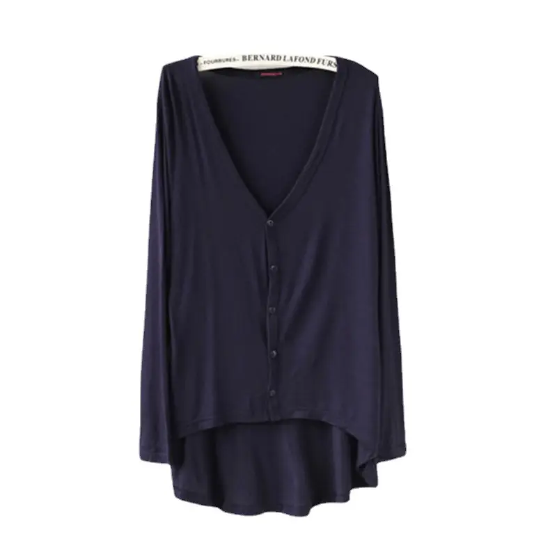 2023 Long V-Neck Cardigan Shawl Coat Modal Sunscreen Shirt