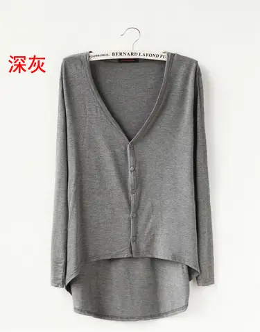 2023 Long V-Neck Cardigan Shawl Coat Modal Sunscreen Shirt