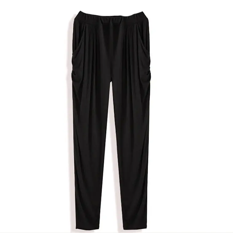 2021 Spring Modal Hallen Cropped Women's Leg Pants Light Grey - Image 14