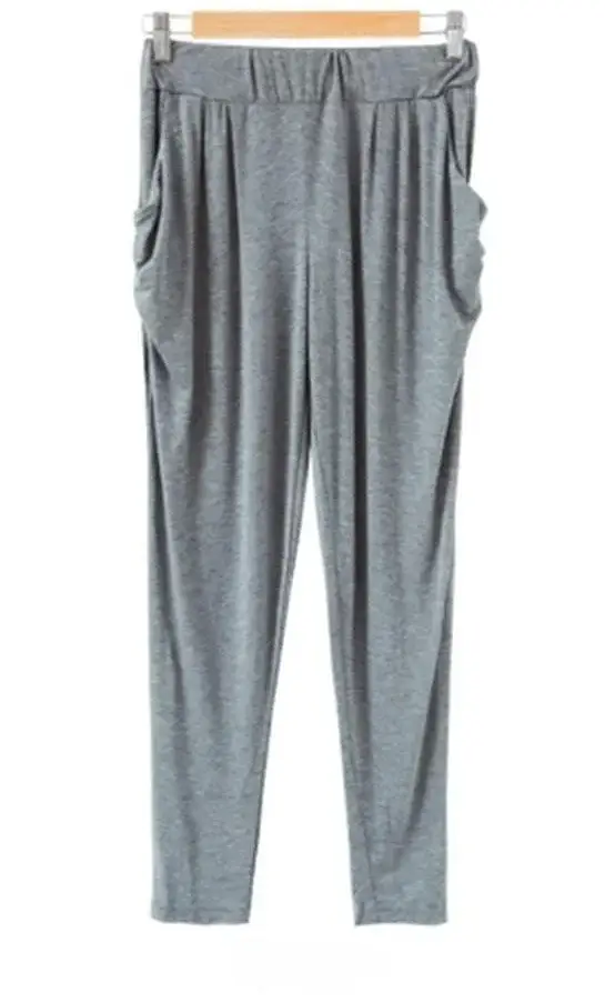 2021 Spring Modal Hallen Cropped Women's Leg Pants Light Grey - Image 5