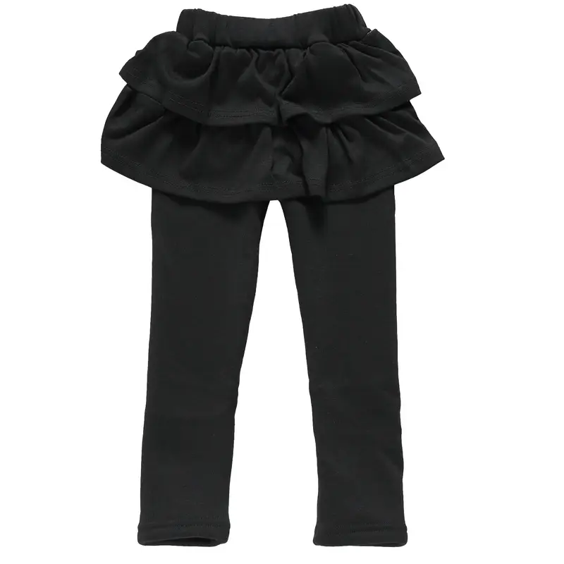 Girls Fleece Leggings Warm Winter Skirt Pants Set - Image 10