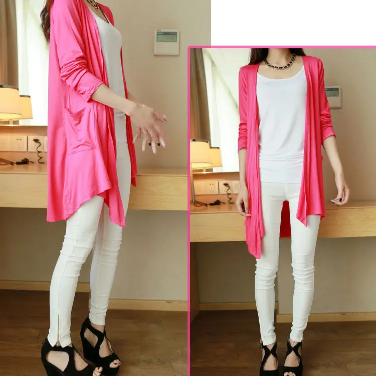 Black Long Sleeve Cardigan for Women Plus Size - Image 14