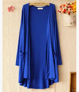 Black Long Sleeve Cardigan for Women Plus Size - Image 4