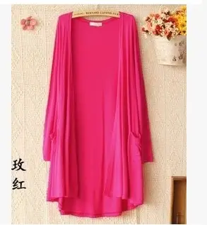 Black Long Sleeve Cardigan for Women Plus Size - Image 6