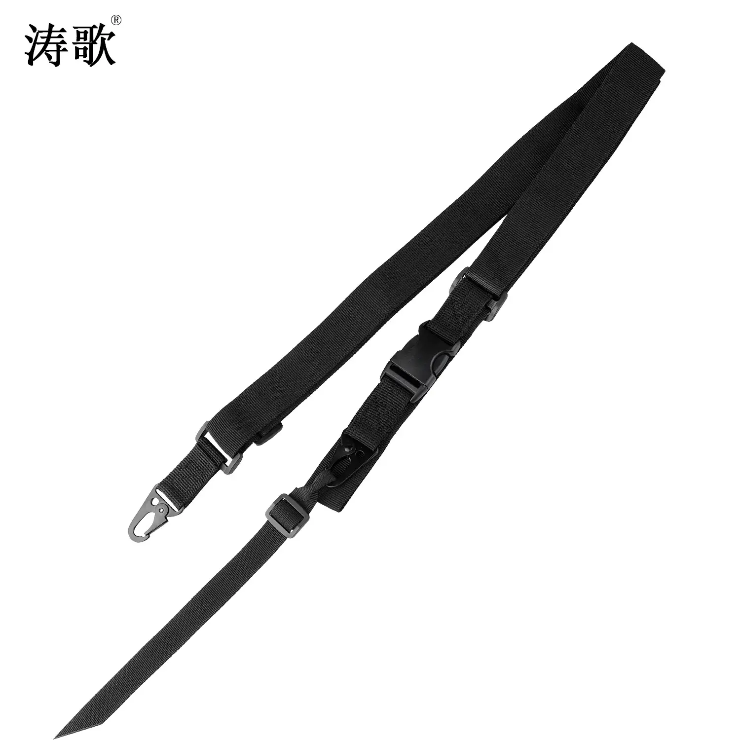 Tactical Three-Point Belt for Outdoor Rock Climbing Camera Strap