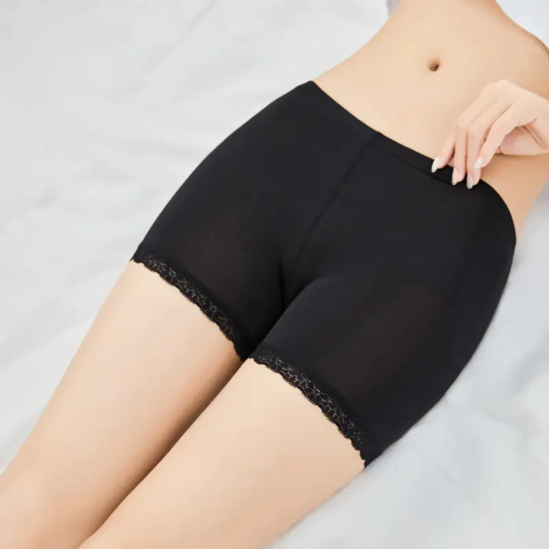 Women's Silk Trim Ice Silk Summer Leggings
