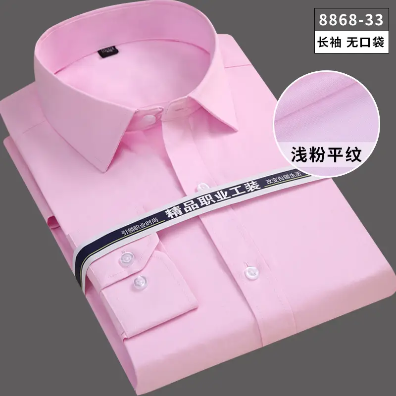 Men Slim Fit Light Blue Shirt with Flap Pocket - Image 3