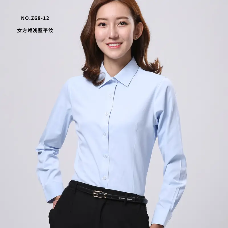 Men Slim Fit Light Blue Shirt with Flap Pocket - Image 5
