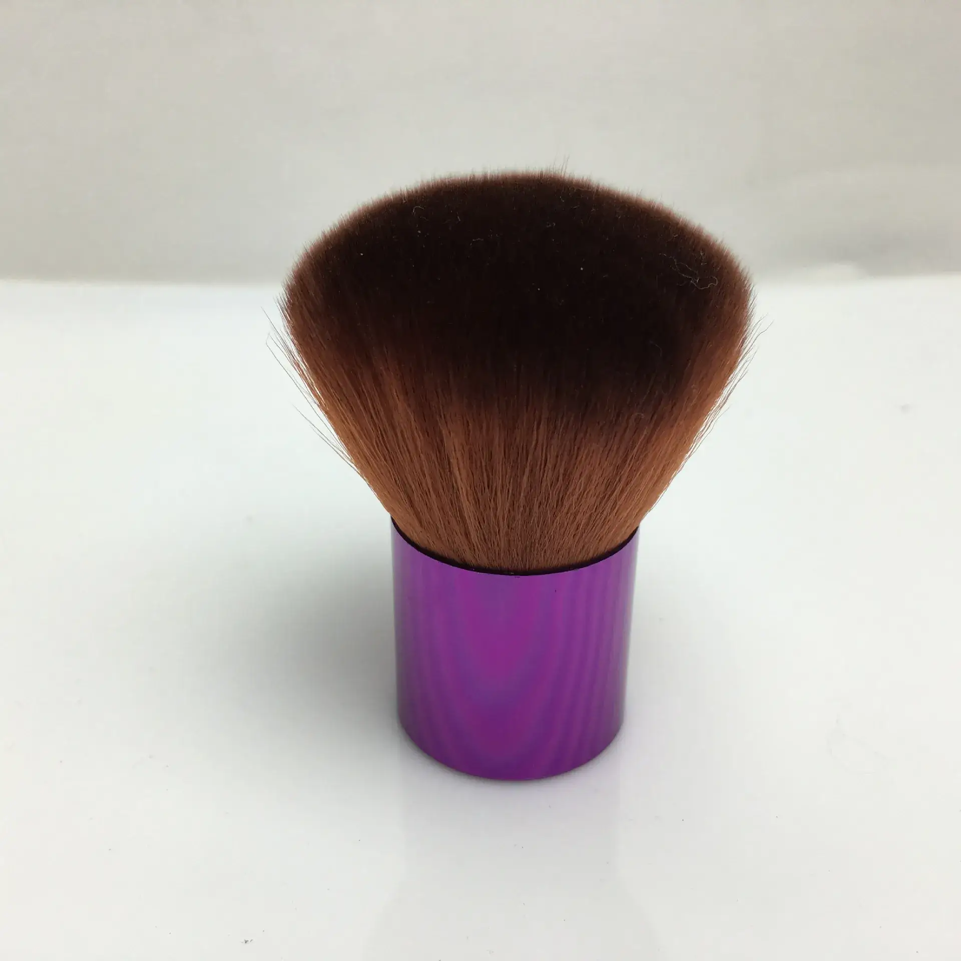 Purple Velvet Blush Brush for Makeup Application - Image 3