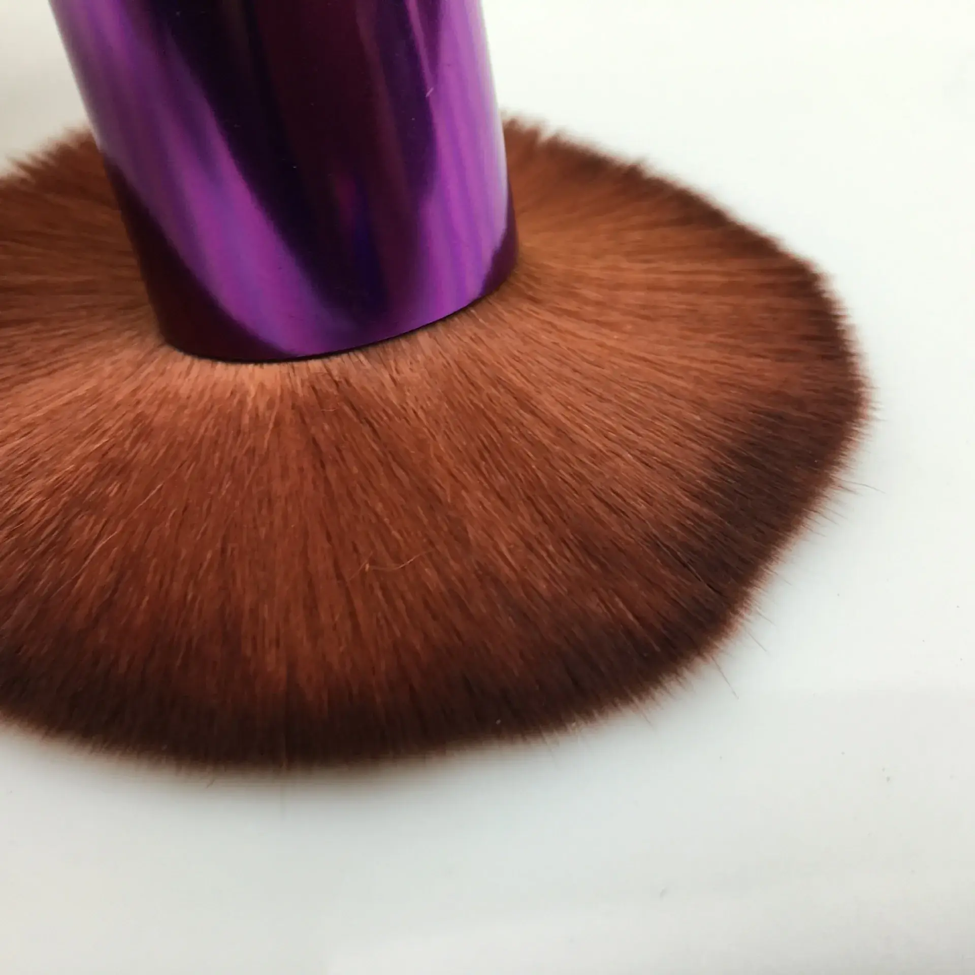 Purple Velvet Blush Brush for Makeup Application - Image 5