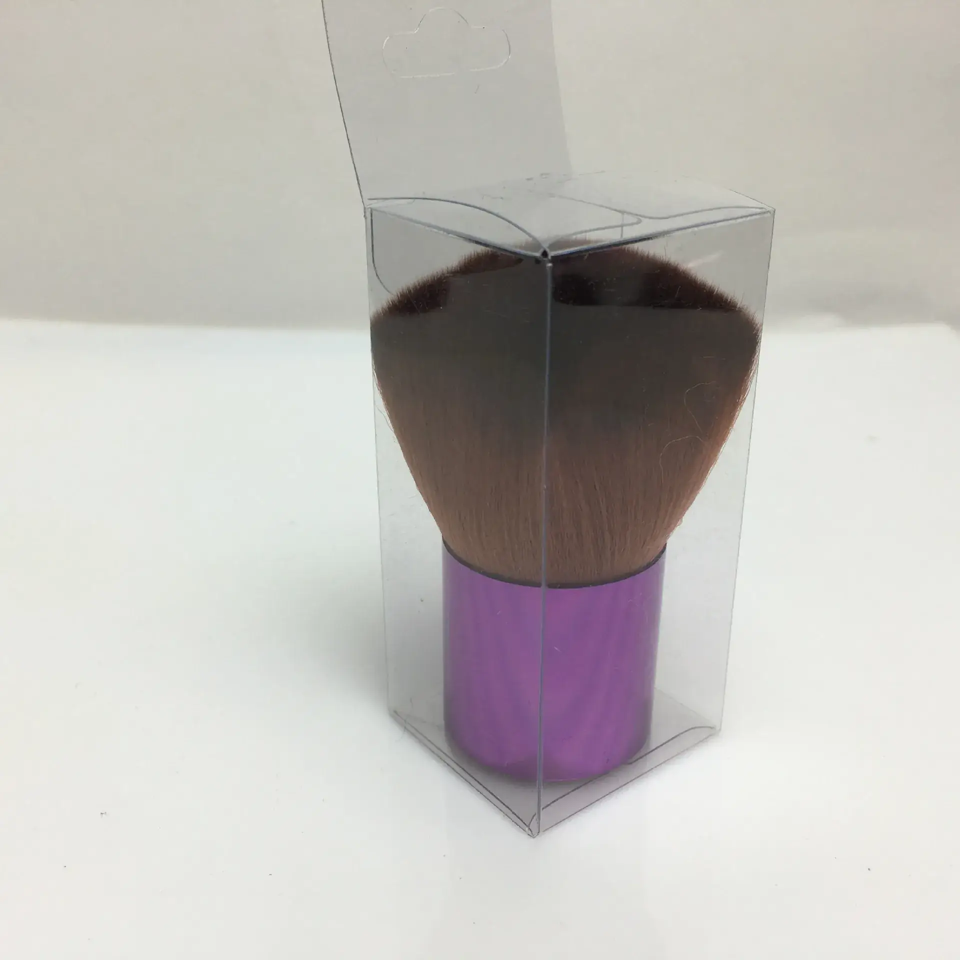 Purple Velvet Blush Brush for Makeup Application - Image 6