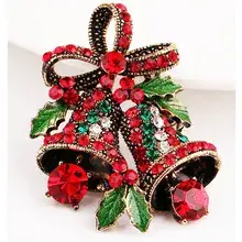 New European & American Hollow Leaf Palm Ring with Red Green Blue Stones — feature 9