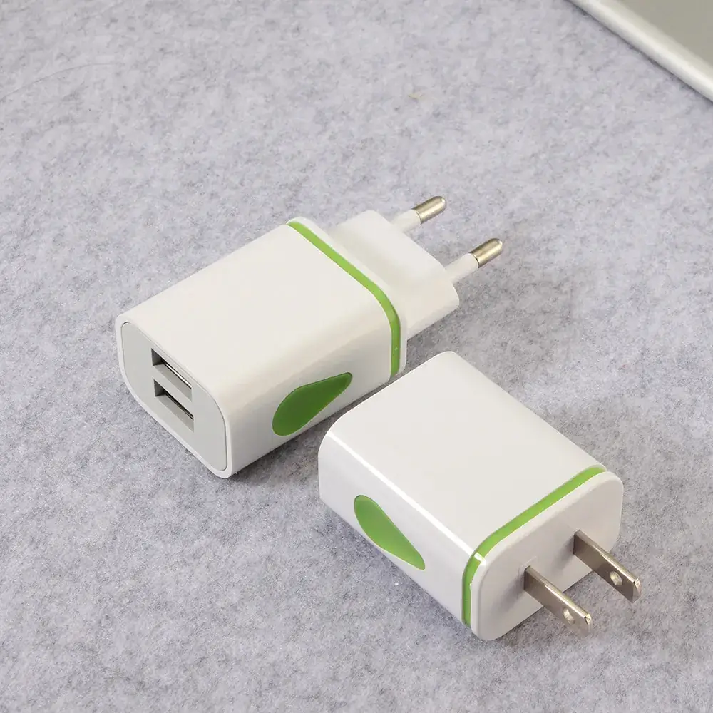 2 Usb Water Drop LED Charger Raindrop Travel Charging Head - Image 4