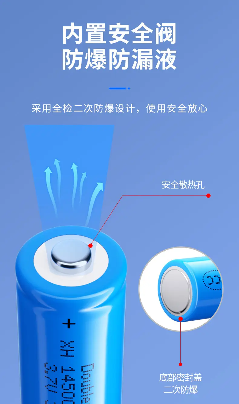 Multiple 14500 Rechargeable Battery 3.7V No. 5 Lithium Battery Round Can Be Processed Combined Electric Toothbrush Breast Pump Battery — feature 10