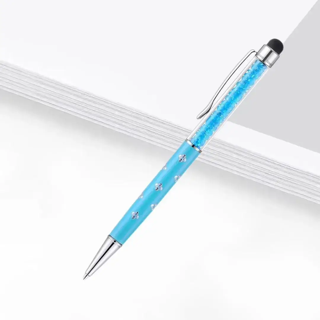 Crystal Diamond Capacitive Pen Dual Purpose Touch Screen