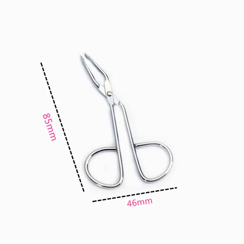Stainless Steel Eyebrow Clip Clip Handle