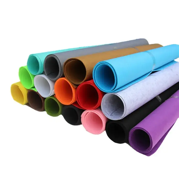 Colorful Chemical Fiber Felt Stickers 1-5mm