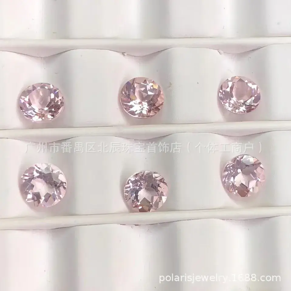 Natural Pink Crystal Ring 3-10mm Medium - Image 4
