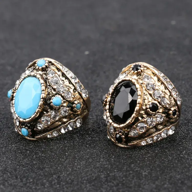 Turkish Crystal Ring Large Size Women Jewelry 2016 New - Image 3