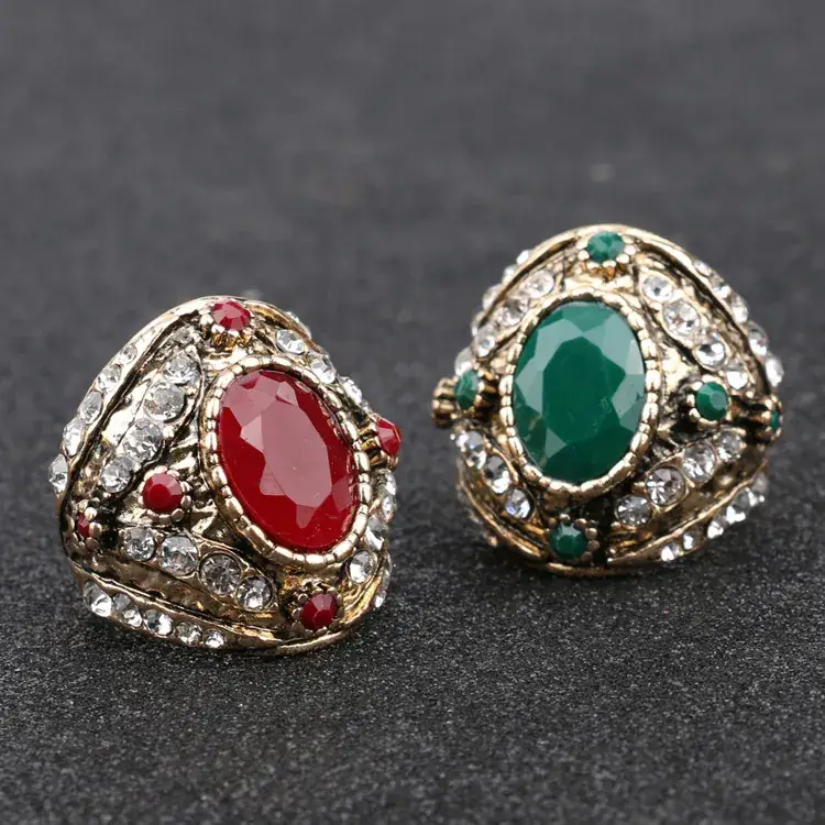 Turkish Crystal Ring Large Size Women Jewelry 2016 New - Image 4
