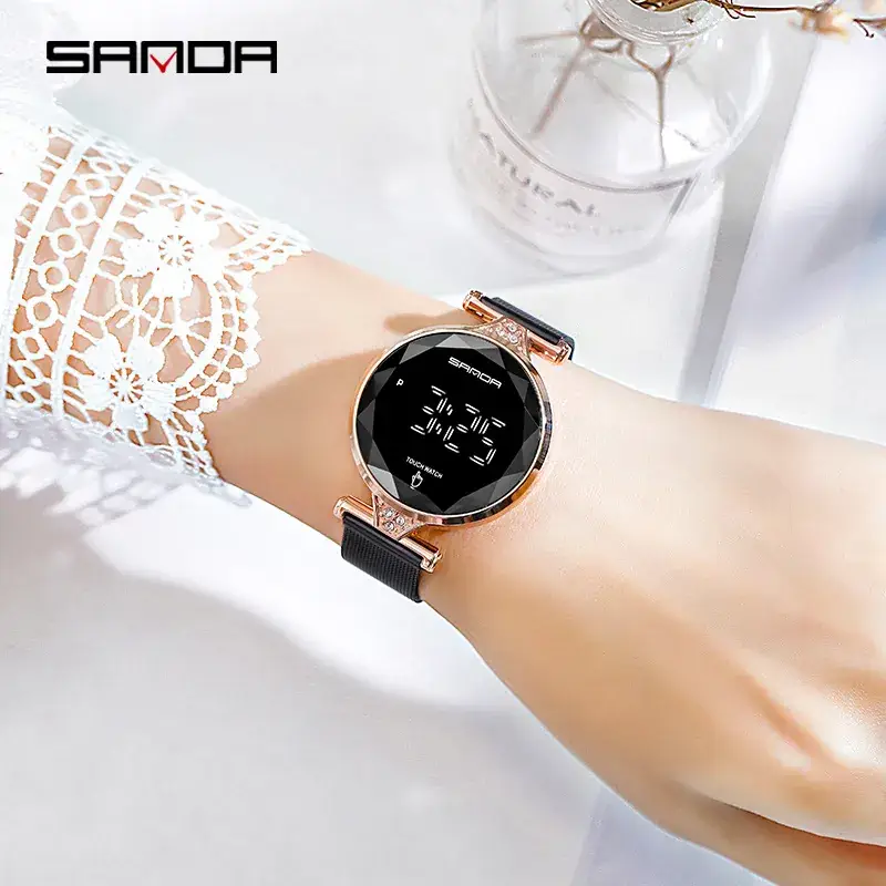 Sanda Multifunctional Electronic Watch with Alarm Clock - Image 7