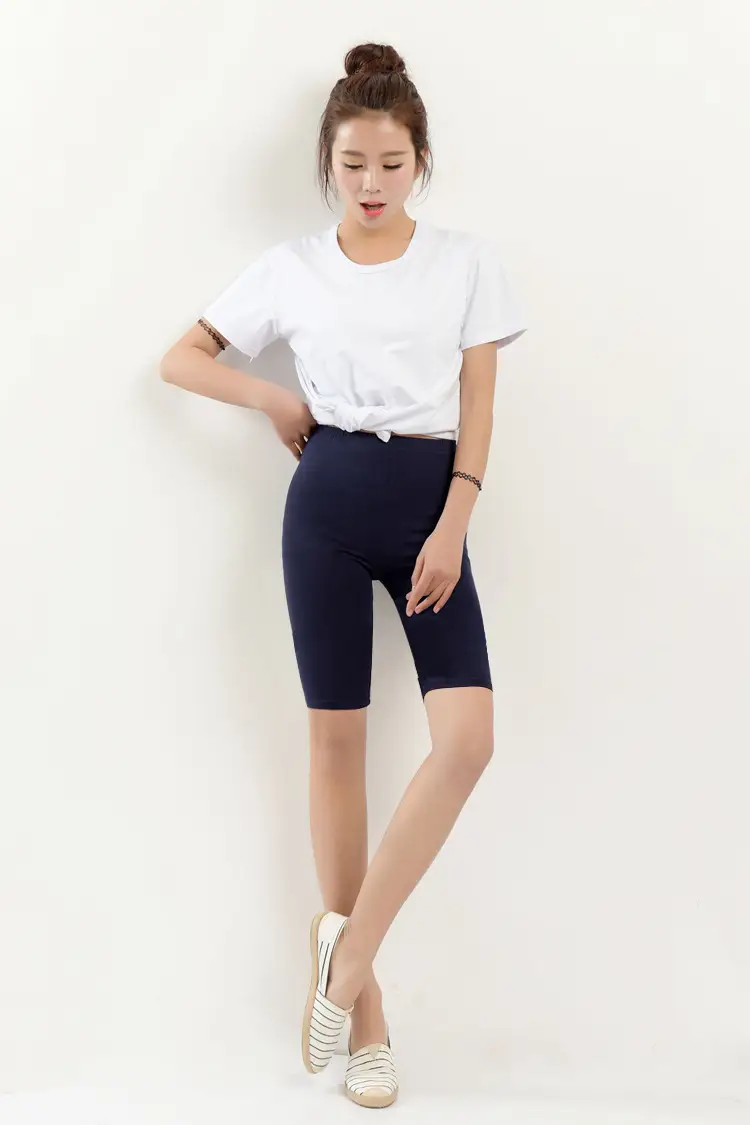 Women's Red Fat Leggings Safety Pants Medium Plus Size - Image 3