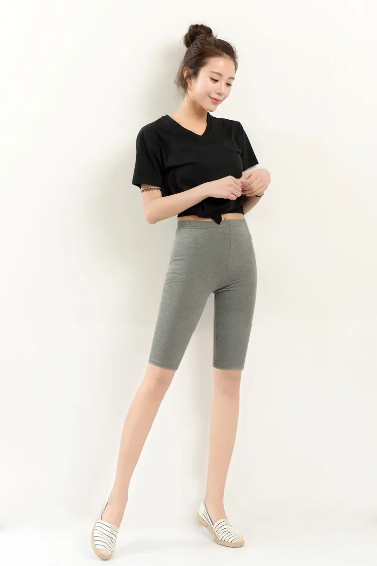 Women's Red Fat Leggings Safety Pants Medium Plus Size - Image 4