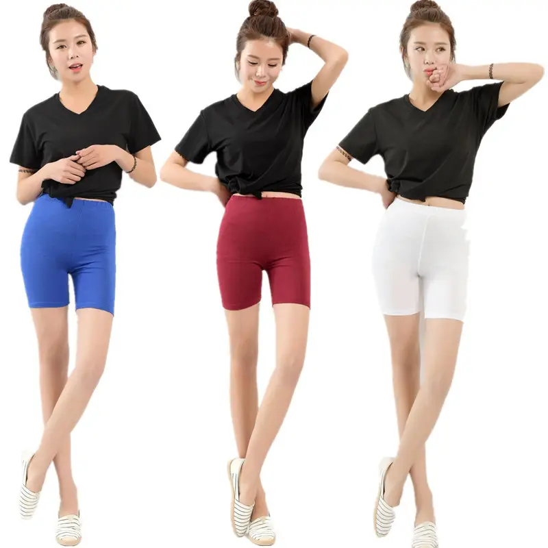 Women's Modal Anti-Exposure Shorts Large Colorful - Image 3