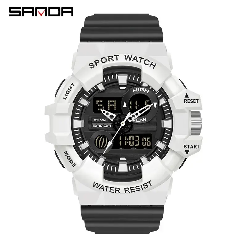 Sanda Sport Watch Blue Water Resistant Electronic Male - Image 17