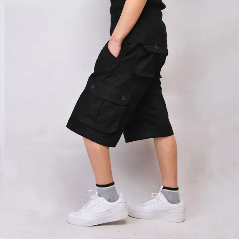 Camouflage Mid-Pants Large Men Three-Quarter Pants - Image 3