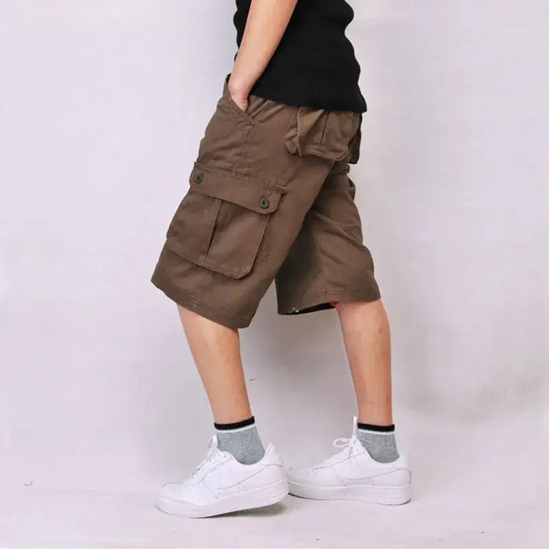 Camouflage Mid-Pants Large Men Three-Quarter Pants - Image 6