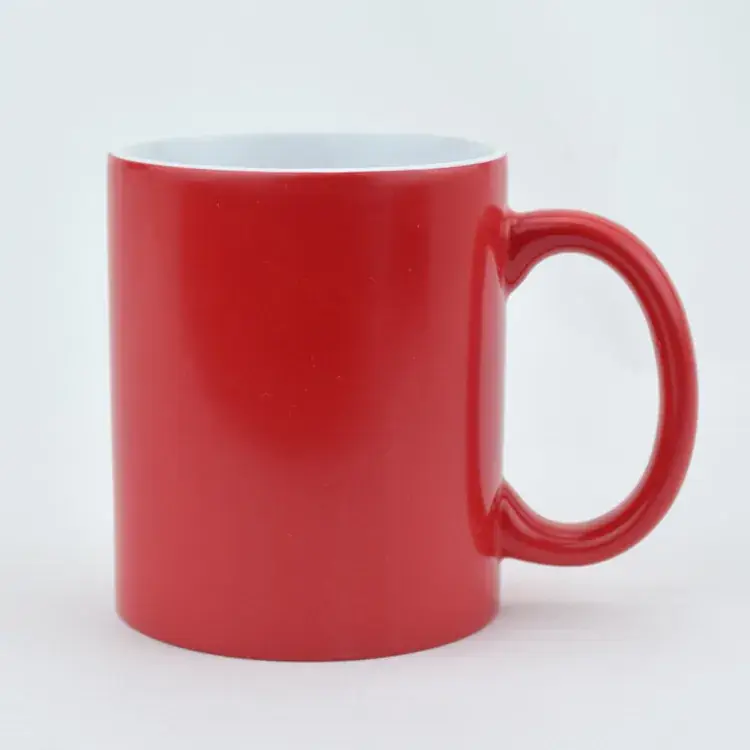 Color Changing Ceramic Mug with Heart Print - Image 5