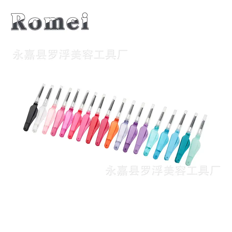 Romei Color Foldable Eyelash Brush Multifunctional Application Eyelash Comb Eyebrow Brush - Image 6