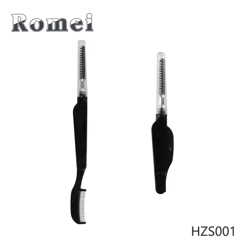 Romei Color Foldable Eyelash Brush Multifunctional Application Eyelash Comb Eyebrow Brush - Image 3