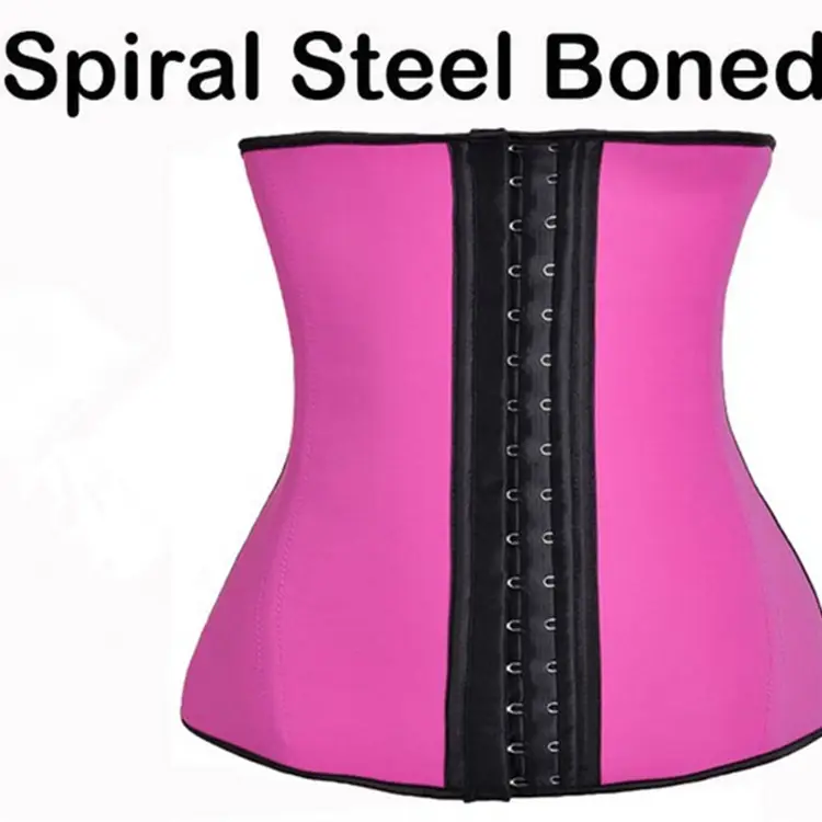 Blue Three-Breasted Zipper Waist Belt Corset