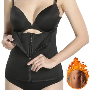 Blue Three-Breasted Zipper Waist Belt Corset — feature 4