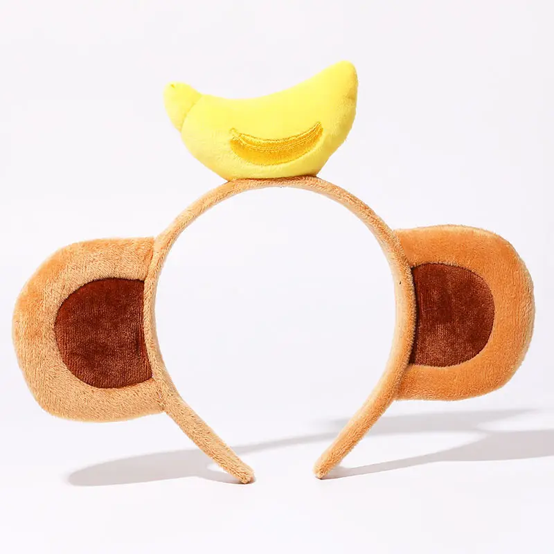 Shallow Coffee Monkey with Banana