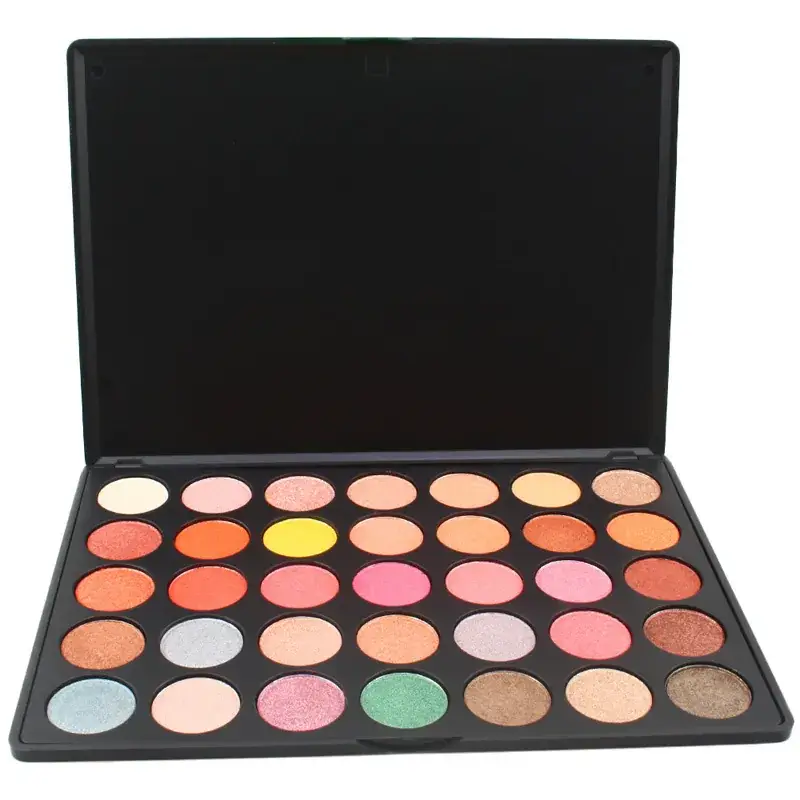 35 Color Matte Eye Shadow Palette Pearl Black - Image 20