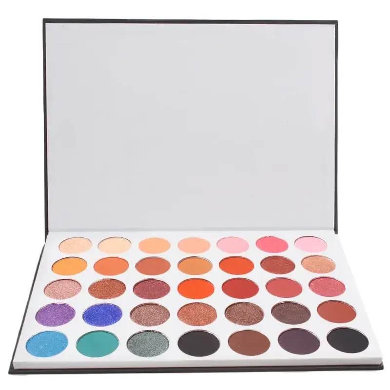 35 Color Matte Eye Shadow Palette Pearl Black - Image 10