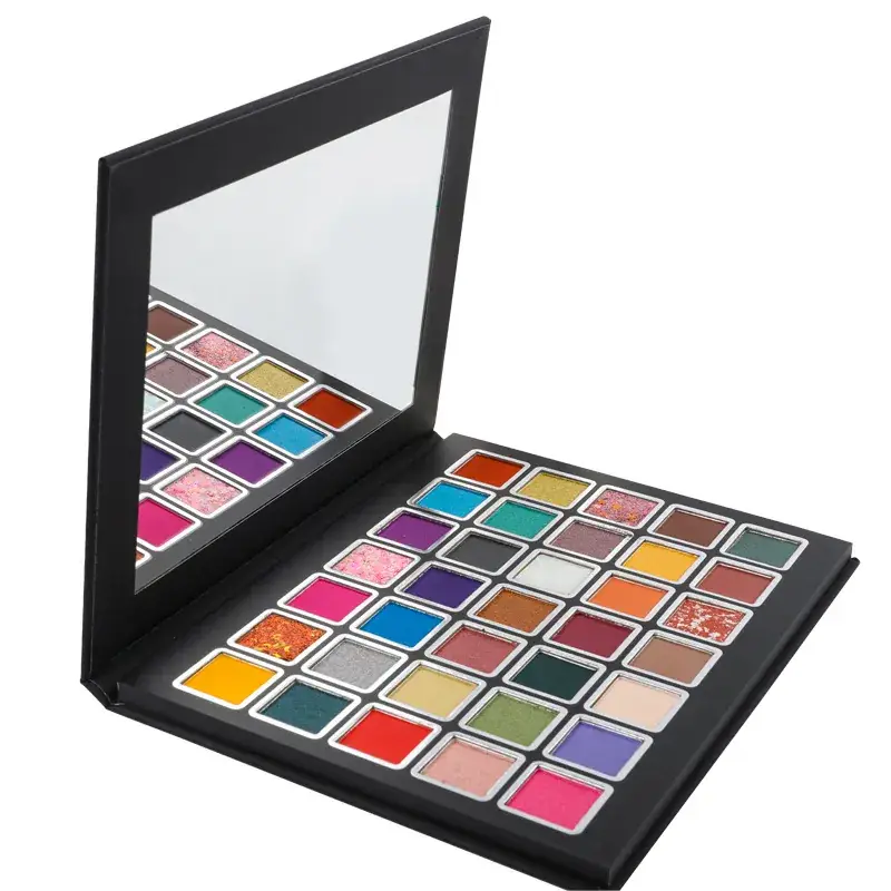 35 Color Matte Eye Shadow Palette Pearl Black - Image 11