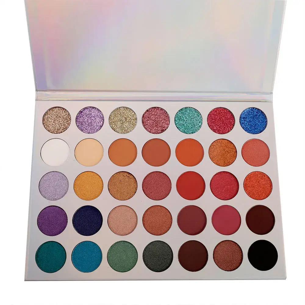 35 Color Matte Eye Shadow Palette Pearl Black - Image 16