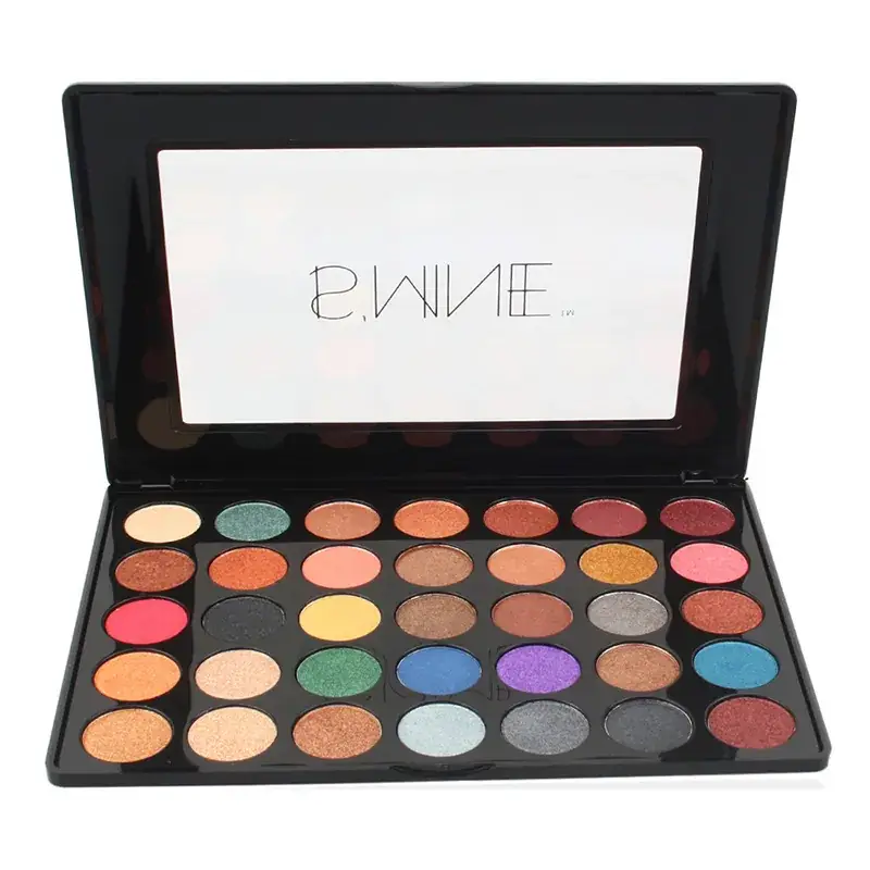 35 Color Matte Eye Shadow Palette Pearl Black - Image 4