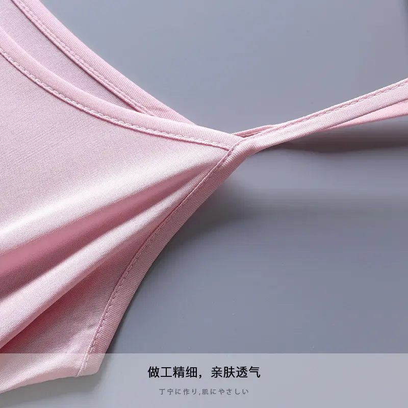 Pink Silk Halter Top with Embroidered Edge - Image 9