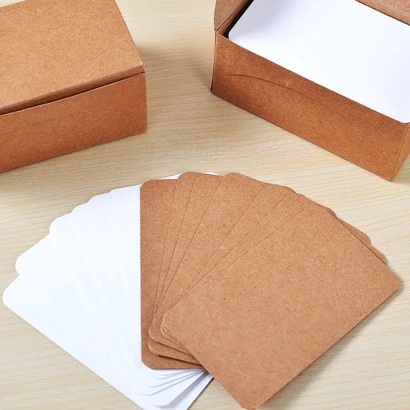 English Word Message Card Blank Handwritten Learning - Image 9