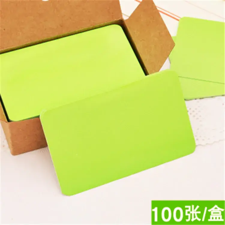 English Word Message Card Blank Handwritten Learning - Image 2