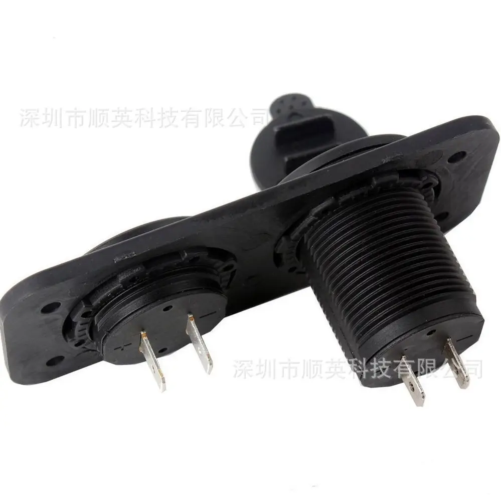 Dual USB Car Charger with DC Voltmeter 12-24V - Image 5