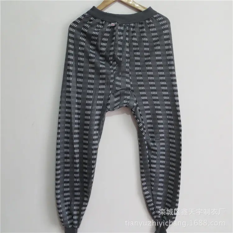Factory Wholesale Plus-Size Jacquard Leggings - Image 3