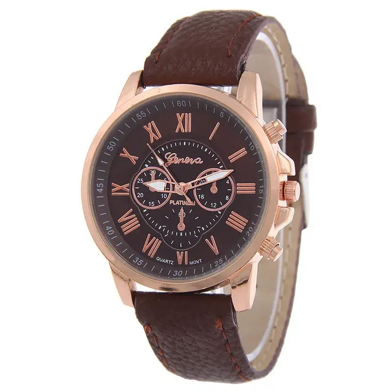 Women's Green Roman Dial Geneva Watch with Rose Gold Case - Image 10