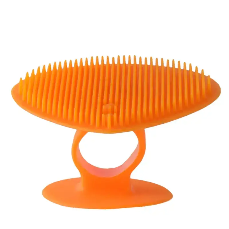 Soft Silicone Face Wash Brush with Suction Cup - Image 3
